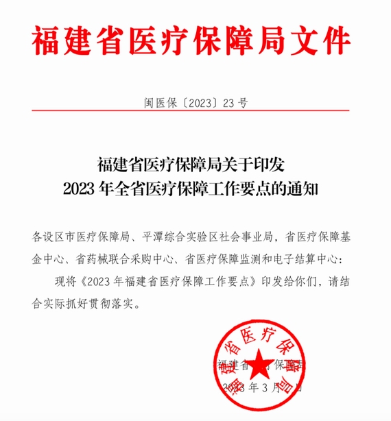 2023年全省醫(yī)療保障工作要點的通知